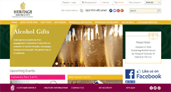 Desktop Screenshot of heritagehampers.com