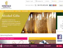 Tablet Screenshot of heritagehampers.com
